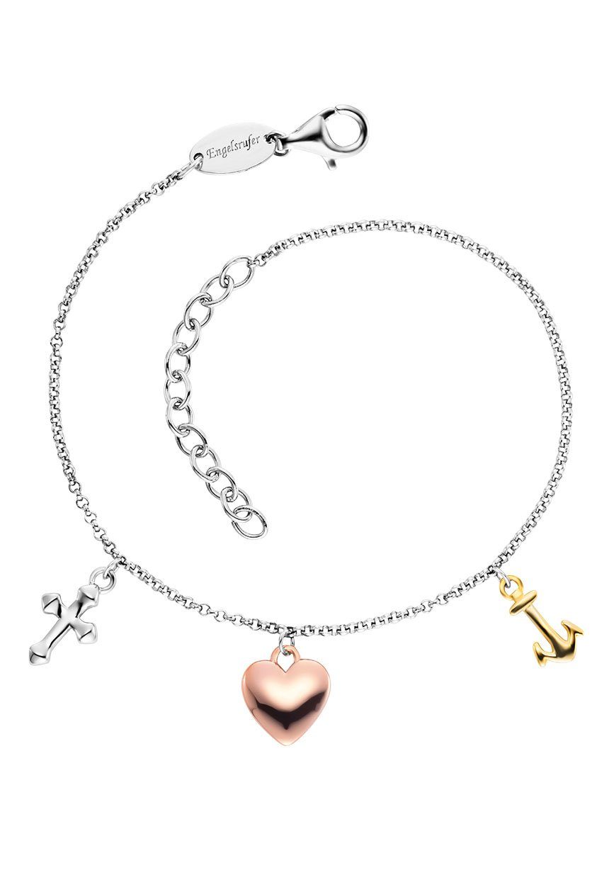 Engelsrufer Silberarmband Glaube, Liebe & Hoffnung günstig online kaufen