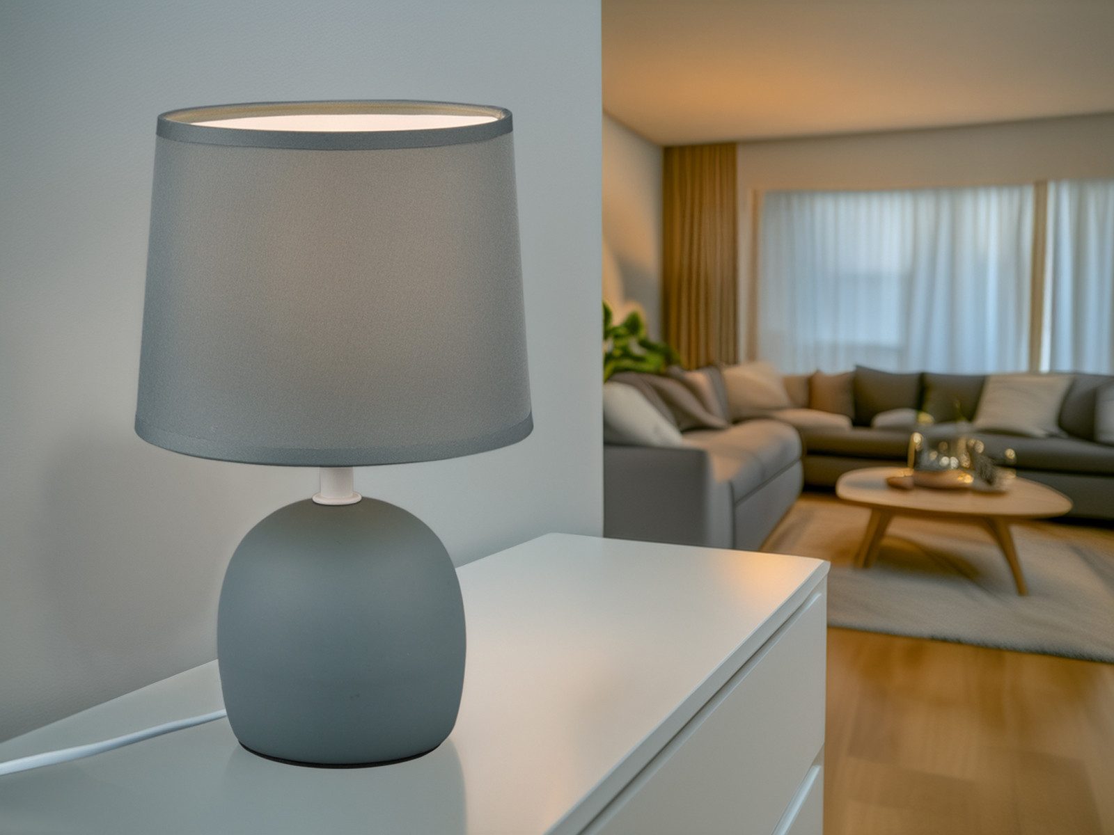 Reality Leuchten LED Nachttischlampe, Dimmfunktion, LED wechselbar, in 3 St günstig online kaufen