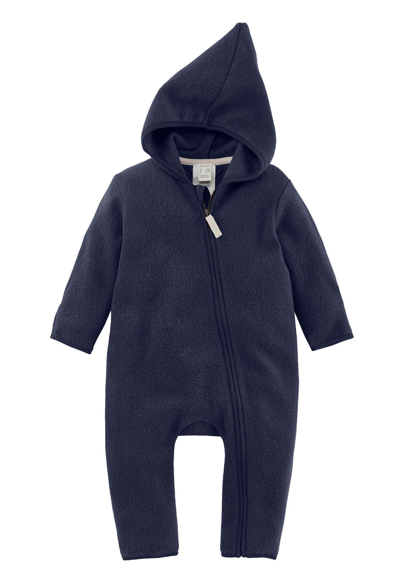 Fleeceoverall aus reiner Bio-Baumwolle