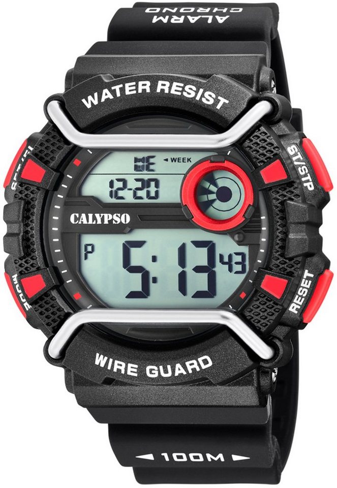 CALYPSO WATCHES Digitaluhr X-Trem, K5764/6, Funktionaler Herrenchronograph