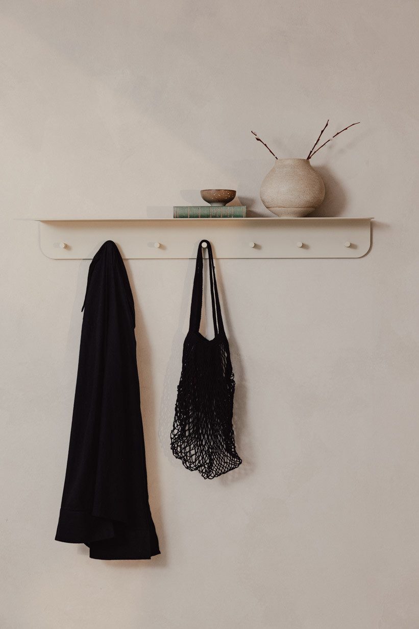 Metallbude Wandgarderobe MALOU, verschiedene Größen, ideal für Flur, Kinderzimmer