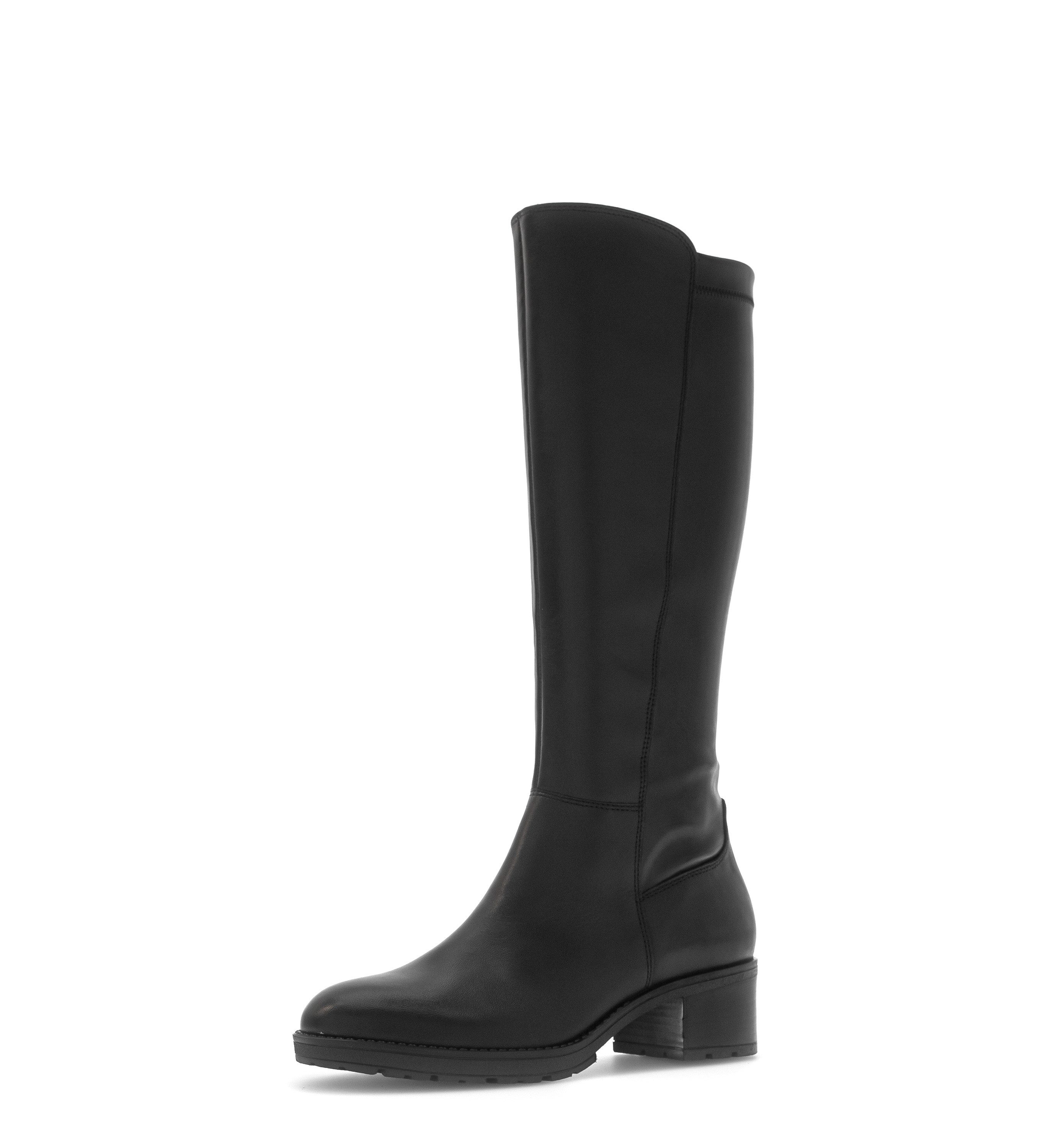 Gabor Stiefel Blockabsatz, Langschaftstiefel in Schuhweite G (weit)