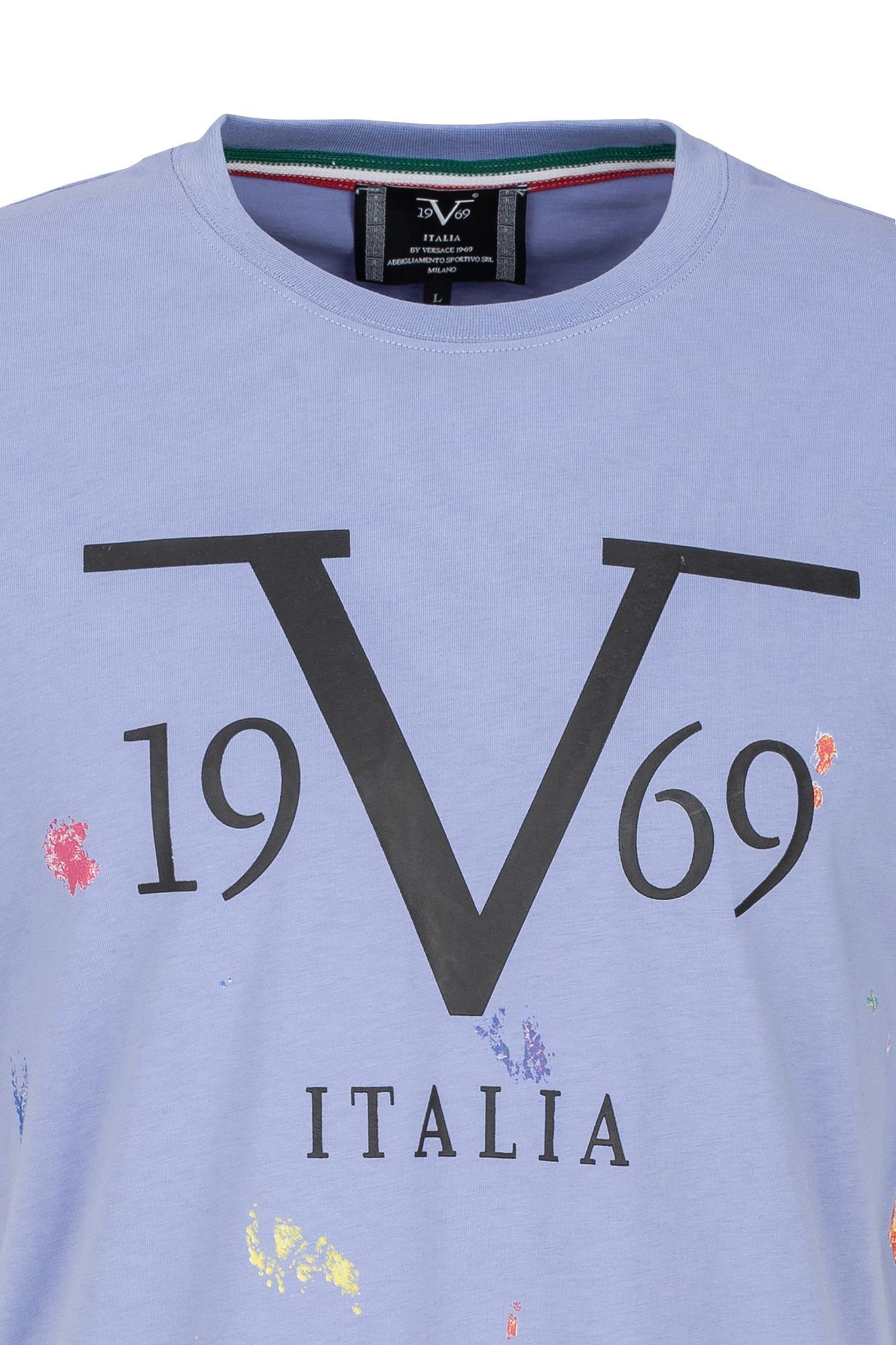 Rundhalsshirt by 19V69 Versace - SRL by Leonardo Sportivo Italia Versace
