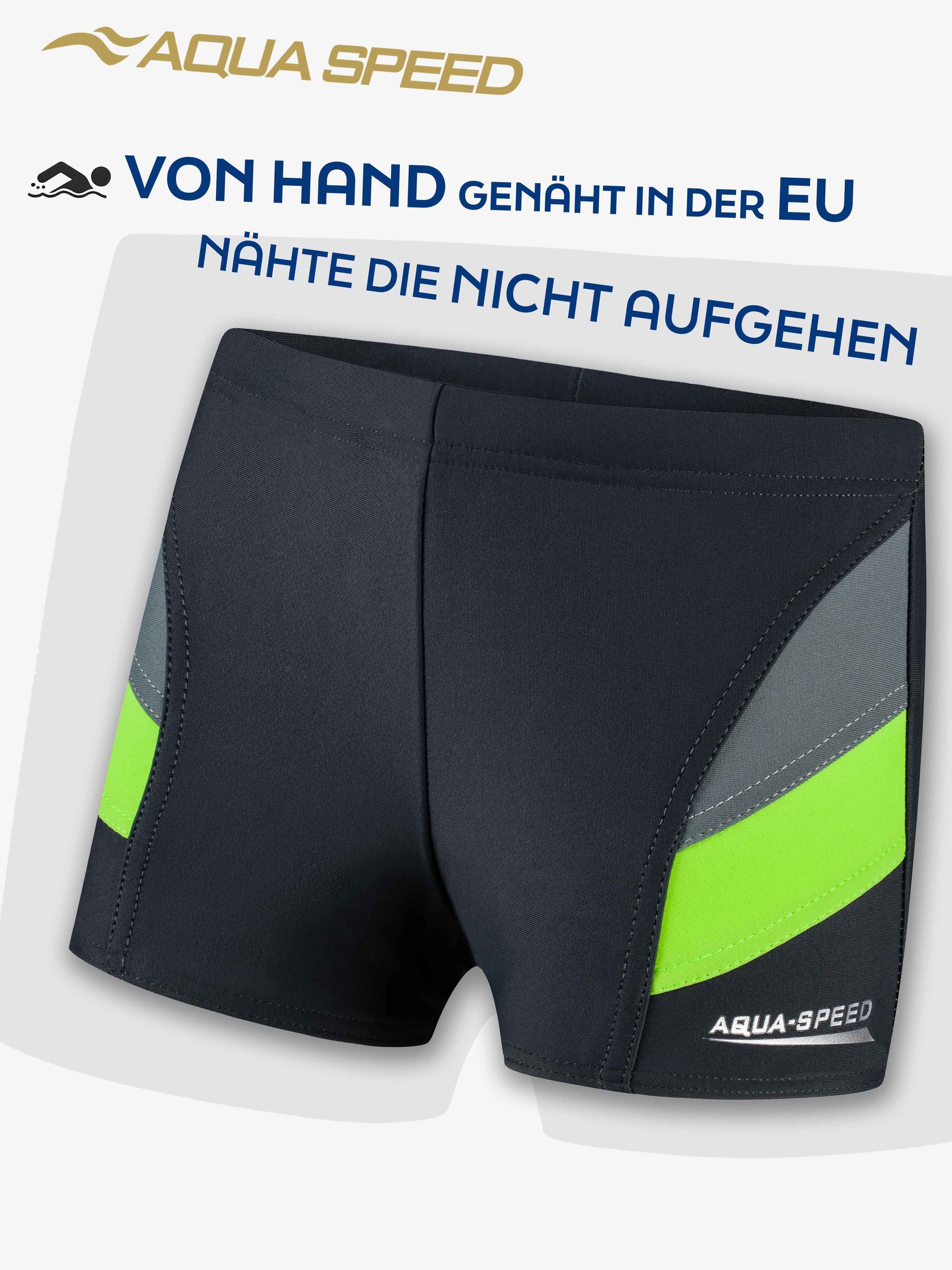 Aqua Speed Badehose Enganliegende Badepants 140 cm Perfekter Sitz & UV-beständig (Hohe Elastizität sorgt für perfekte Anpassung an jede Körperform) Dehnbares, langlebiges Gewebe für aktive Schwimmer & Sportler
