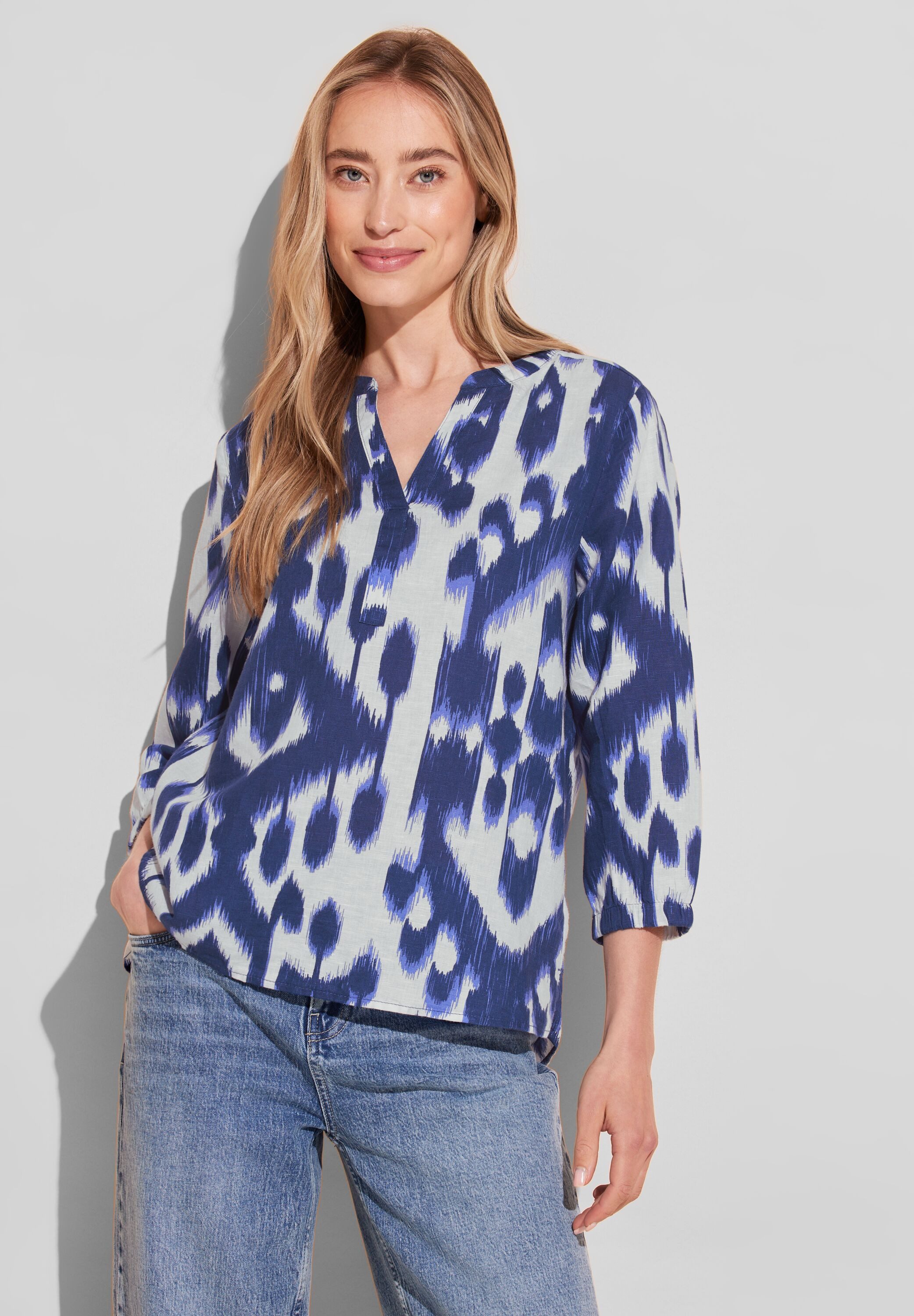 STREET ONE Shirtbluse mit grafischem Muster