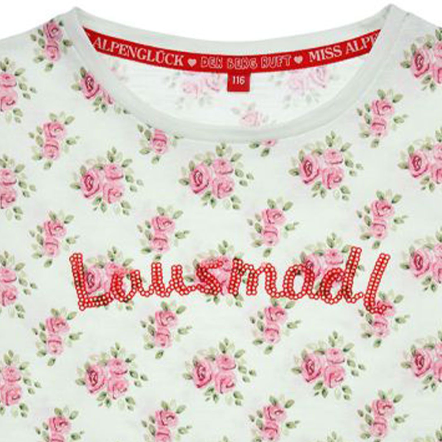 BONDI T-Shirt BONDI Mädchen T-Shirt 'Lausmadl' 26106, Rose allo