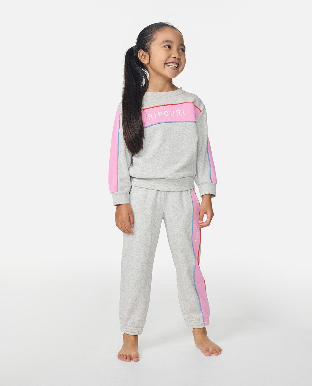 Rip Curl Rundhalspullover Rip Curl Sunshine Revival Crew Fleece für Mädchen
