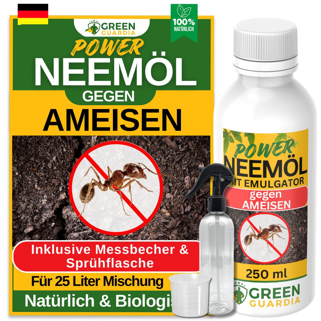 Insektenvernichter Power Neemöl gegen Ameisen - 250ml für 25l Mischung