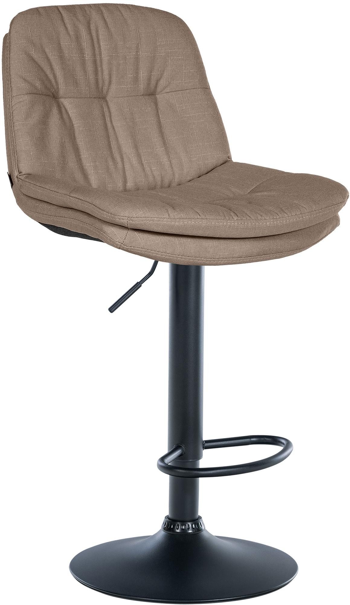 CLP Barhocker Laurel (1er), mit Stoffbezug, drehbar, höhenverstellbar