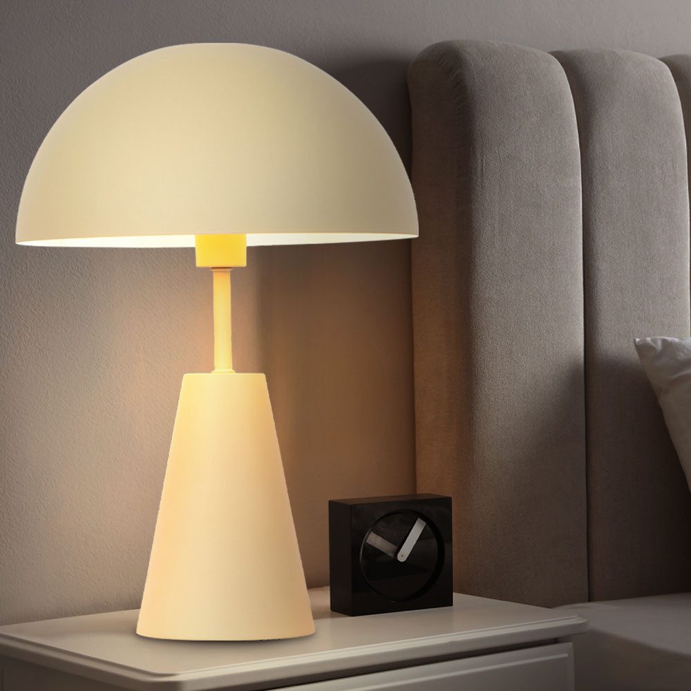 NOWA Tischleuchte, Leuchtmittel nicht inklusive, Tischlampe Pilz Nachttisch günstig online kaufen