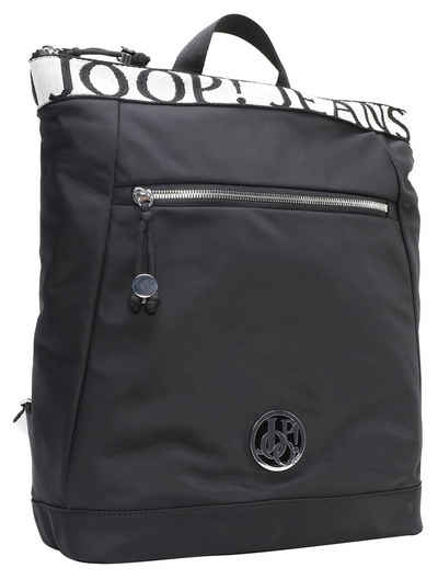 Joop Jeans Cityrucksack lietissimo elva backpack lvz, mit Logo Schriftzug auf den Trageriemen