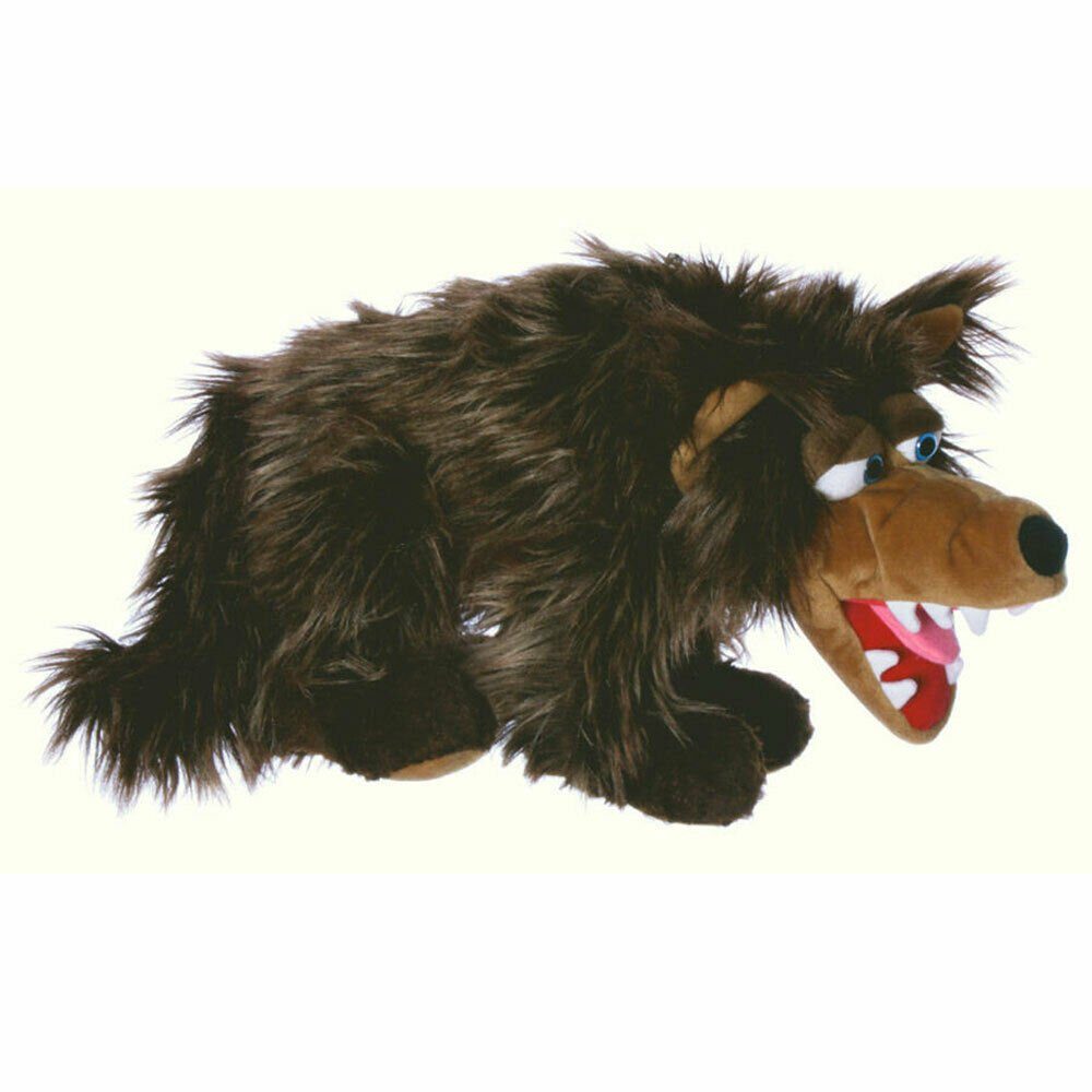 Living Puppets Handpuppe Living Puppets® Handpuppe Rasputin der Wolf 801W445 (Packung), Sehr gut geeignet um Geschichten zu erzählen