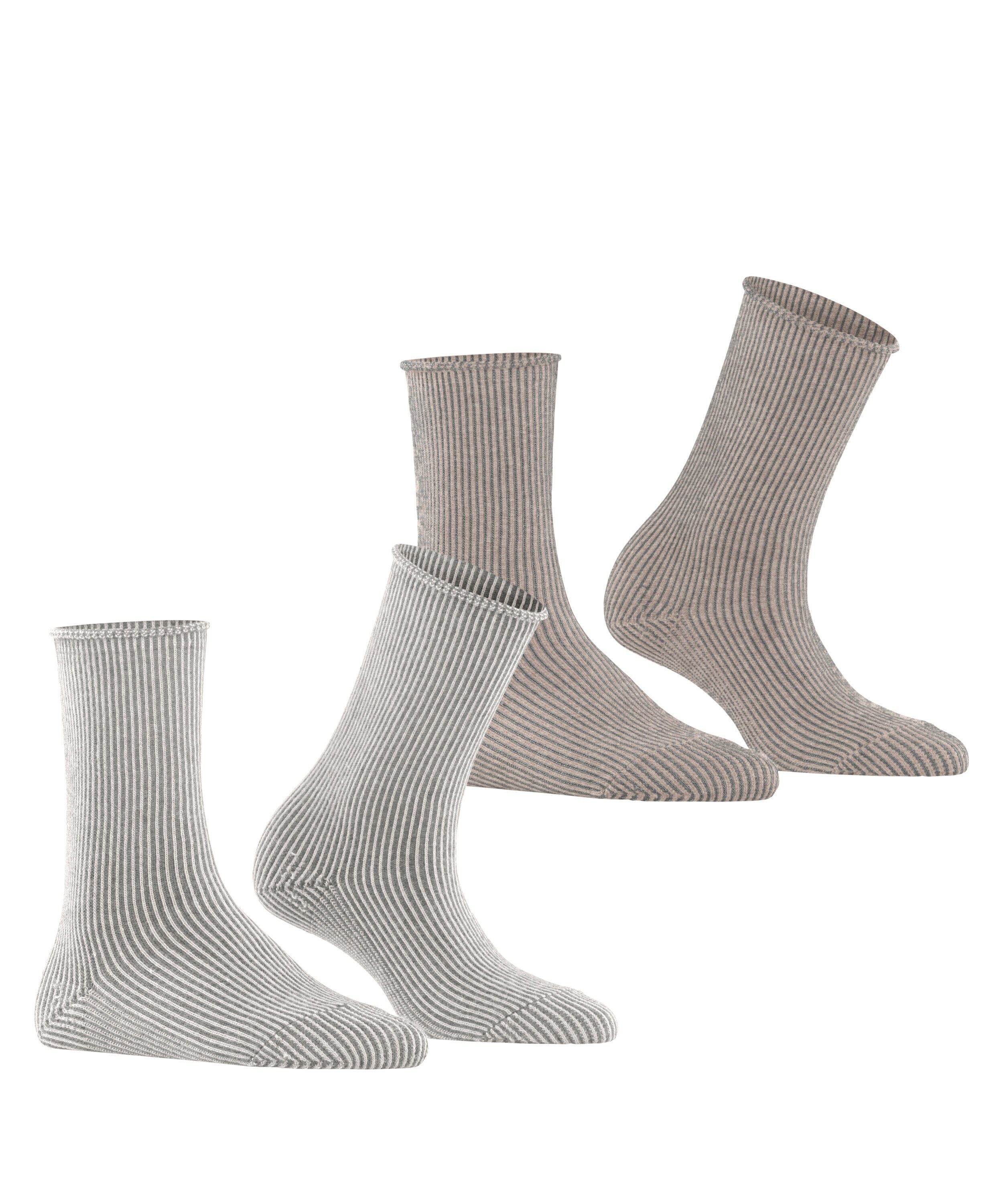 (0030) sortiment Stripe Vertical 2-Pack Esprit Socken (2-Paar)