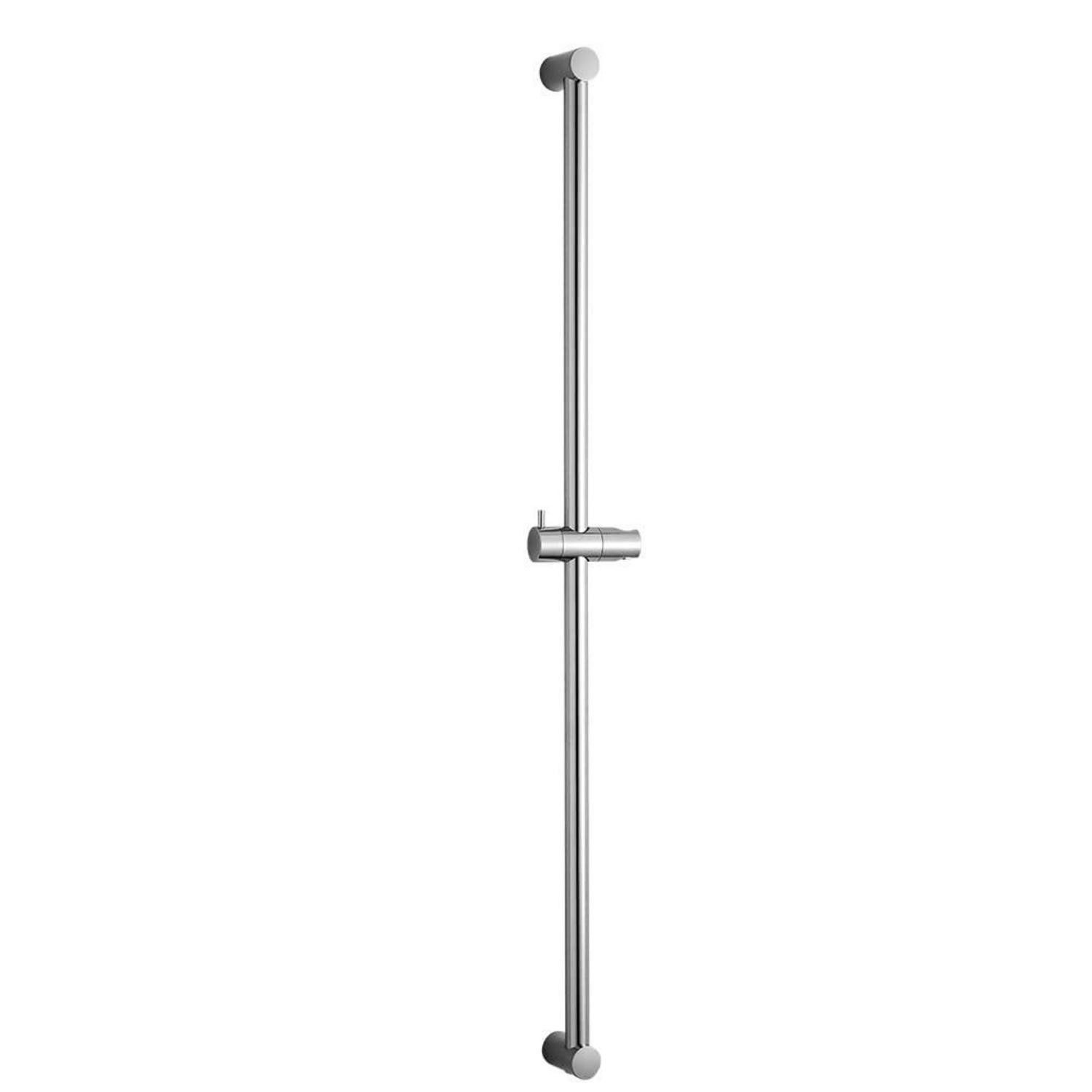 LuxusKollektion Duschstange Duschstange wandmontierte Handbrausenhalterung verstellbar 80 cm Chrom