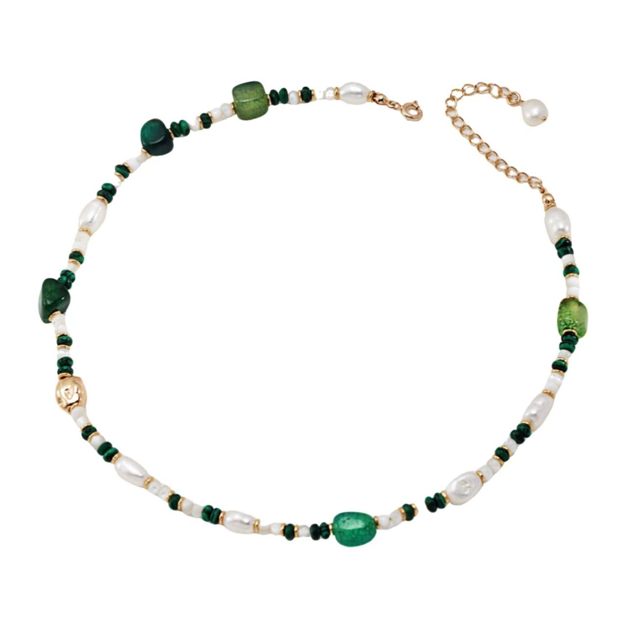 Kette mit Anhänger Halskette Damen Silber 925,Boho Halskette,Halskette Perlen,Halskette