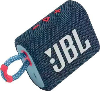 JBL GO 3 Portable-Lautsprecher (Bluetooth, 4,2 W, wasser- und staubfest)