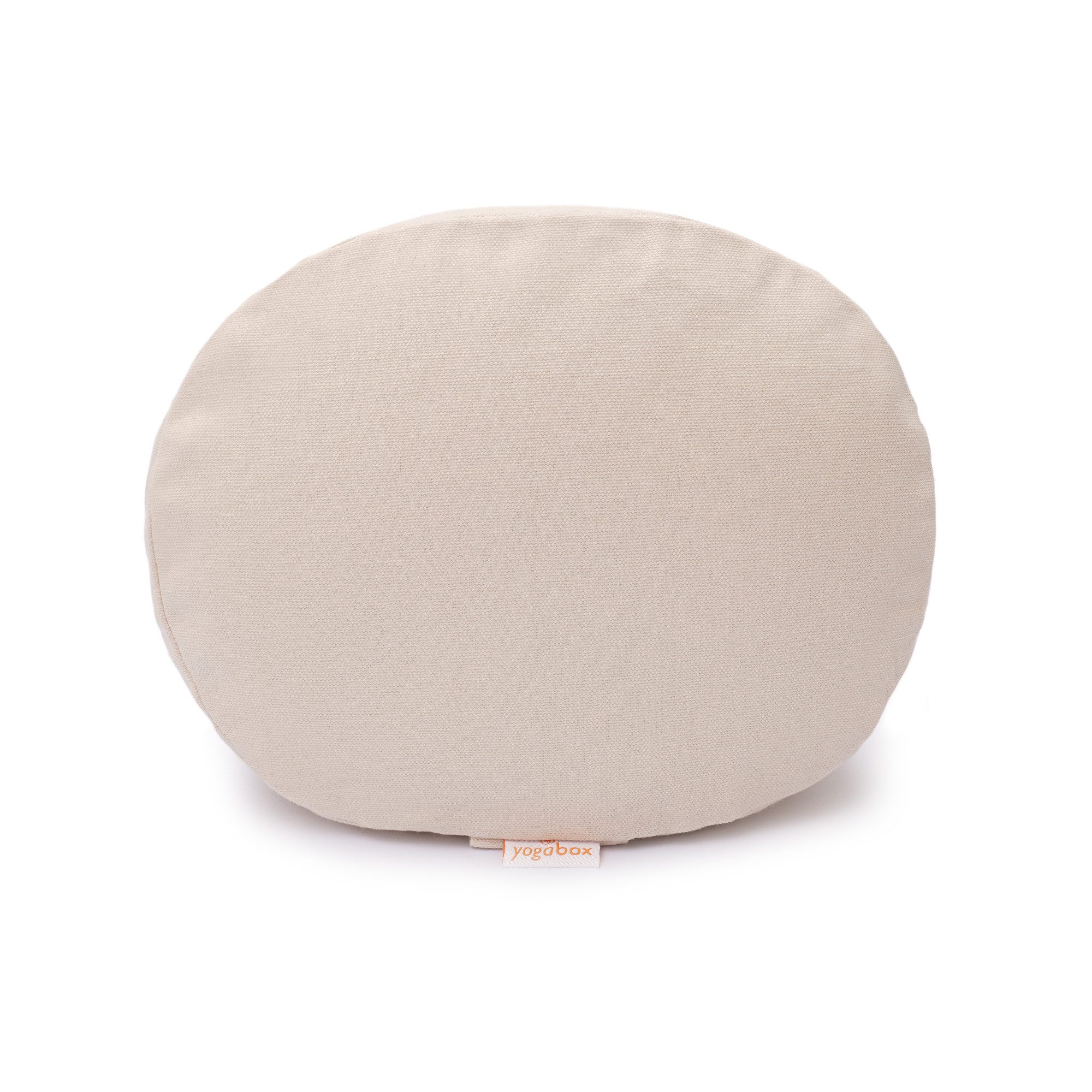yogabox Yogakissen Yogilino® Reise Meditationskissen mini oval BASIC, robust, anpassbare Füllmenge