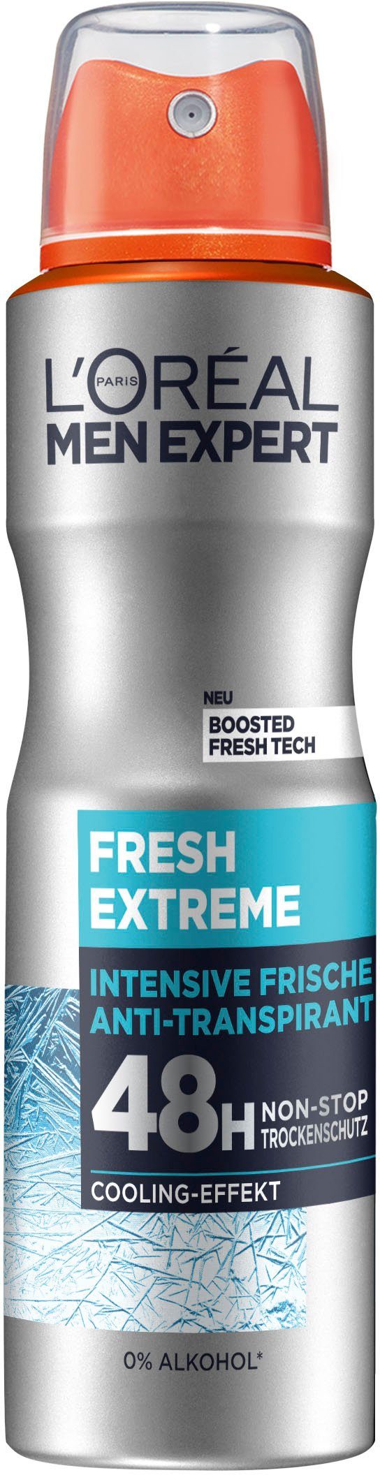 Extreme, Deo-Spray Fresh Non-Stop Trockenschutz L'ORÉAL 48H PARIS MEN EXPERT