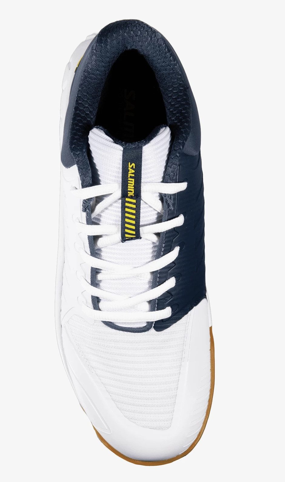 SALMING Hallen-Indoorschuhe Recoil Ultra Stabilität/Dämpfung weiss/navyblau Badmintonschuh