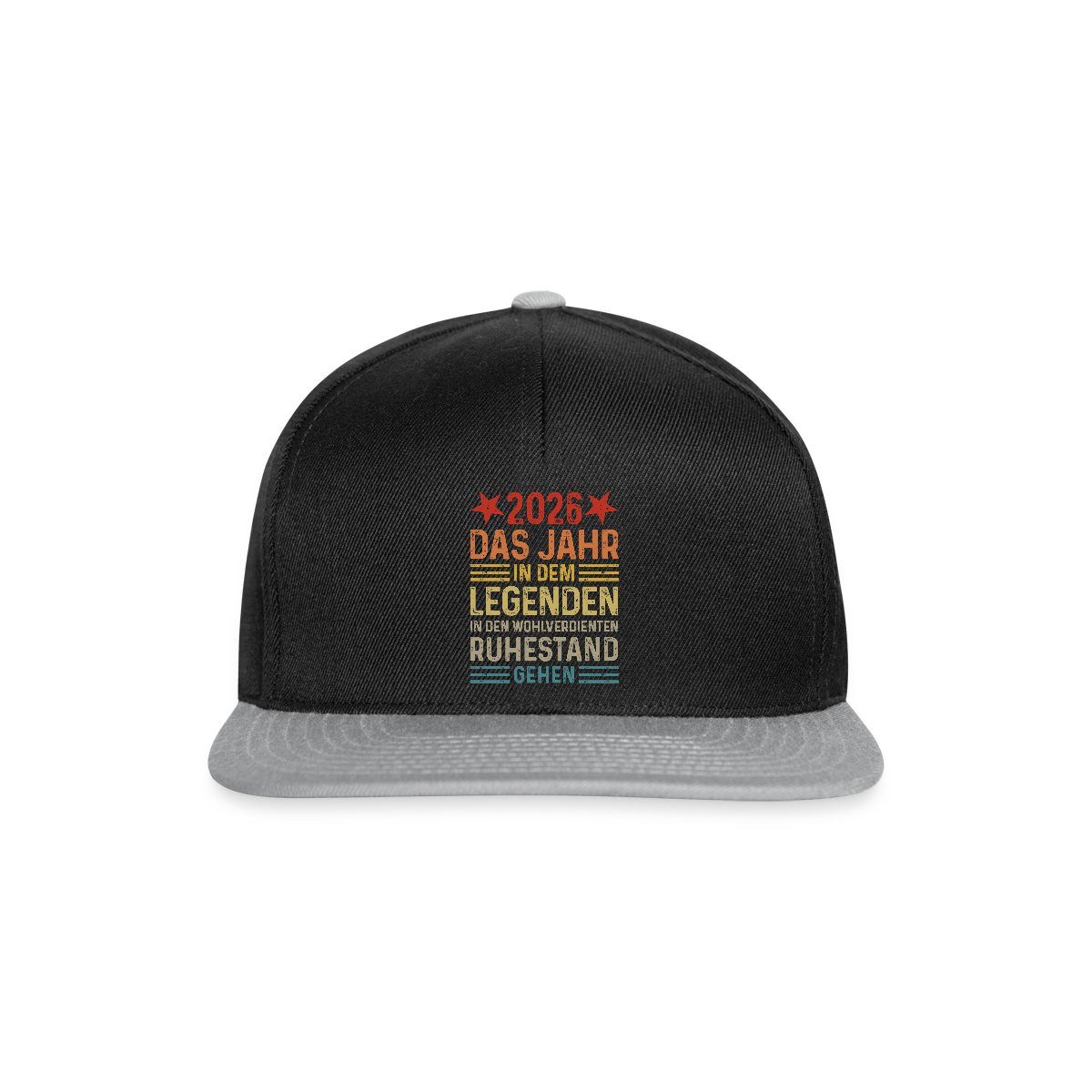 Snapback Cap 2026 Legende Ruhestand Rentner Pensionär Geschenk Snapback Cap