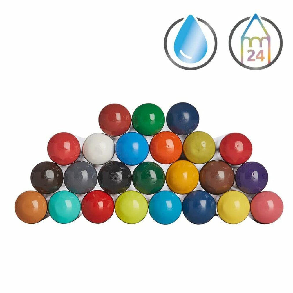 Derwent Marker Academy Aquarellstifte 24er-Set in Dose Hochwertige Farbstifte