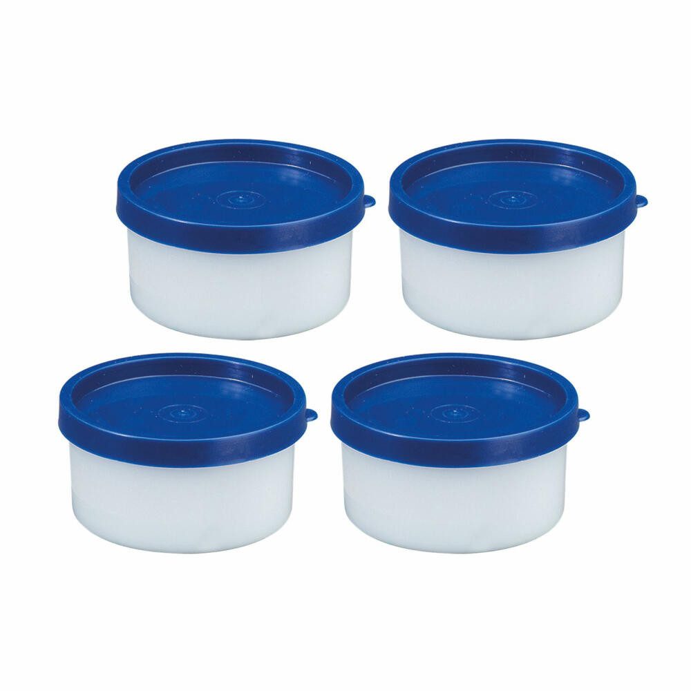 WESTMARK Vorratsdose Set 8tlg., je 4 Kräuterdosen/Gefrierdosen, 4 Kräuterdosen à 100 ml, PE