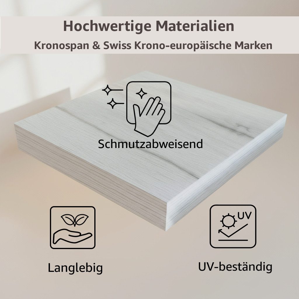 Rodnik Esstisch klappbar 2-8 Personen, stabil & platzsparend, praktische abschraubbare Beine – Bild 5 von 5