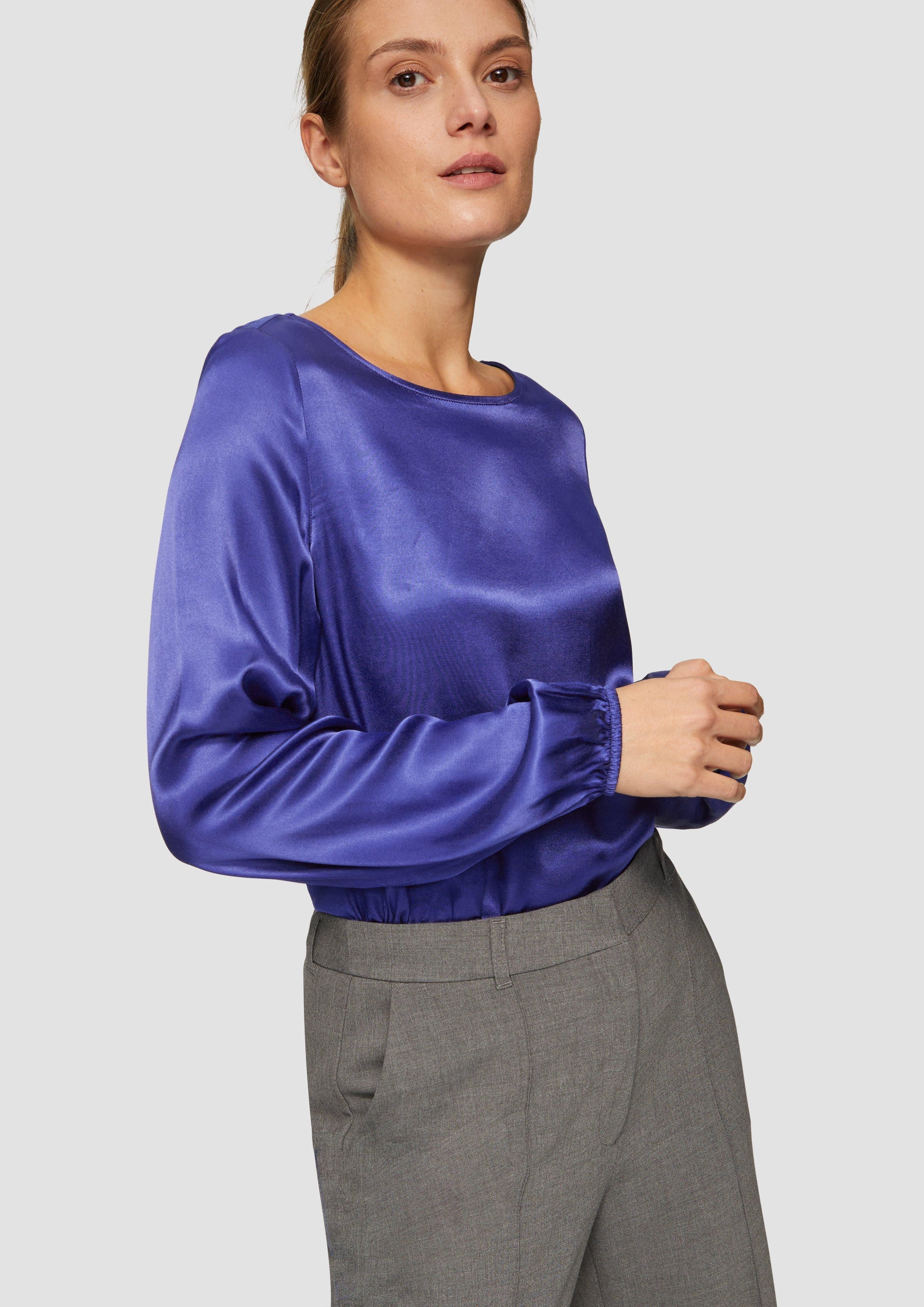 s.Oliver BLACK LABEL Langarmshirt Blusenshirt mit günstig online kaufen