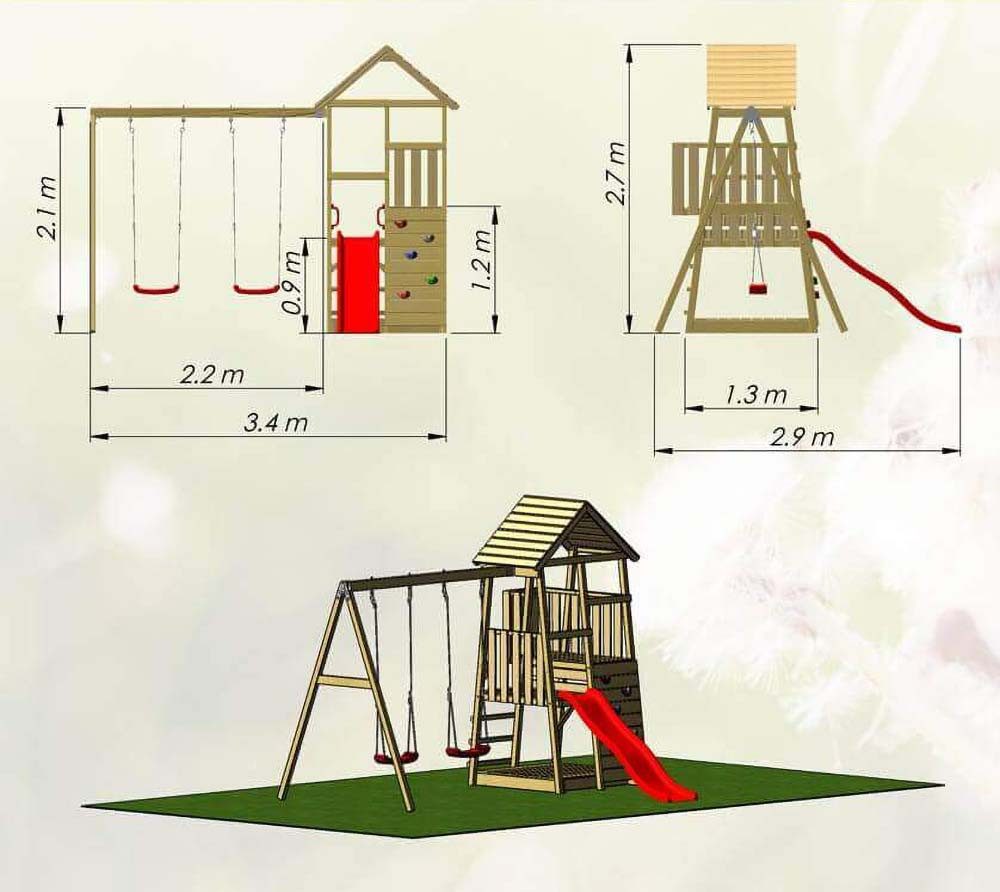 Wendi Toys Klettergerüst Salamander, (1-St)