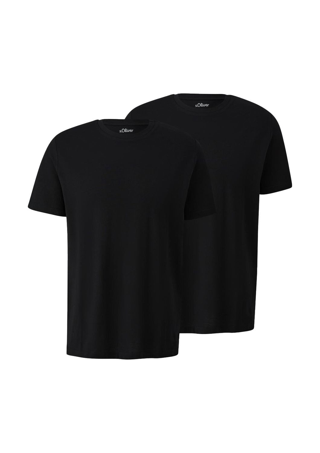 s.Oliver T-Shirt Regular fit (2-tlg) Rundhals, günstig online kaufen