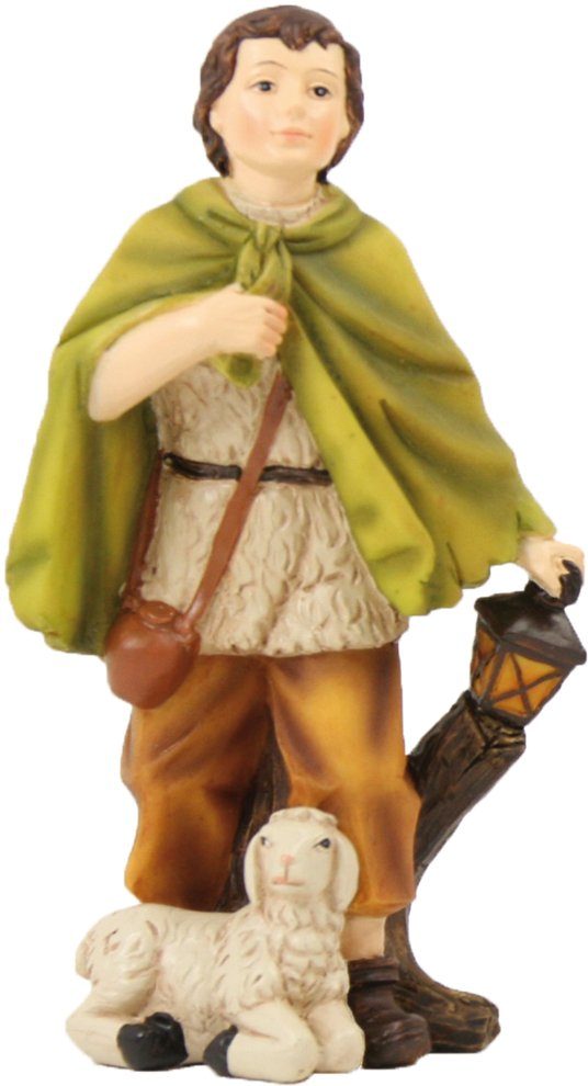 Krippenfigur Schäfer Mit Laterne – Ca. 10,3 Cm Hoch, Für 11 Cm Figuren, Wunderschöne Weihnachtsdekoration
