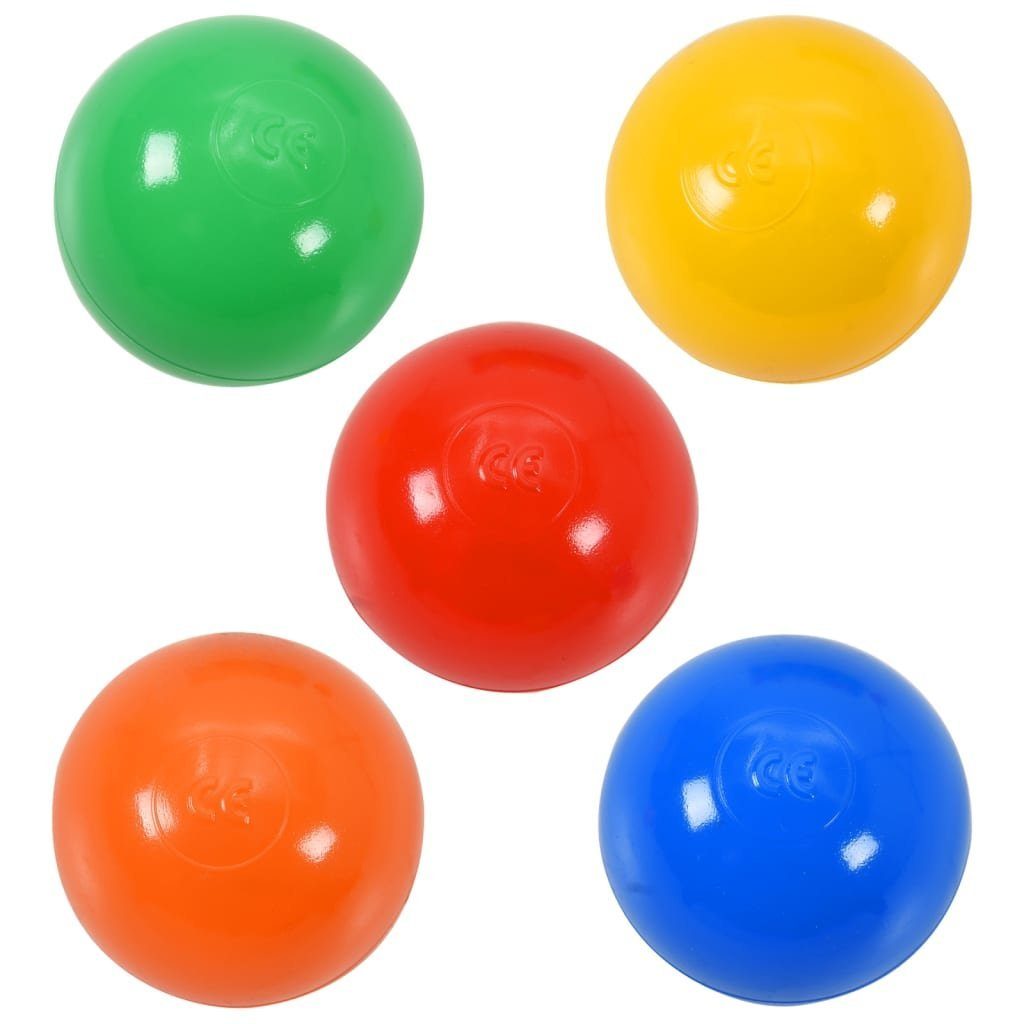 vidaXL Spielzelt Spielzelt mit cm 255x80x100 250 Bällen Mehrfarbig
