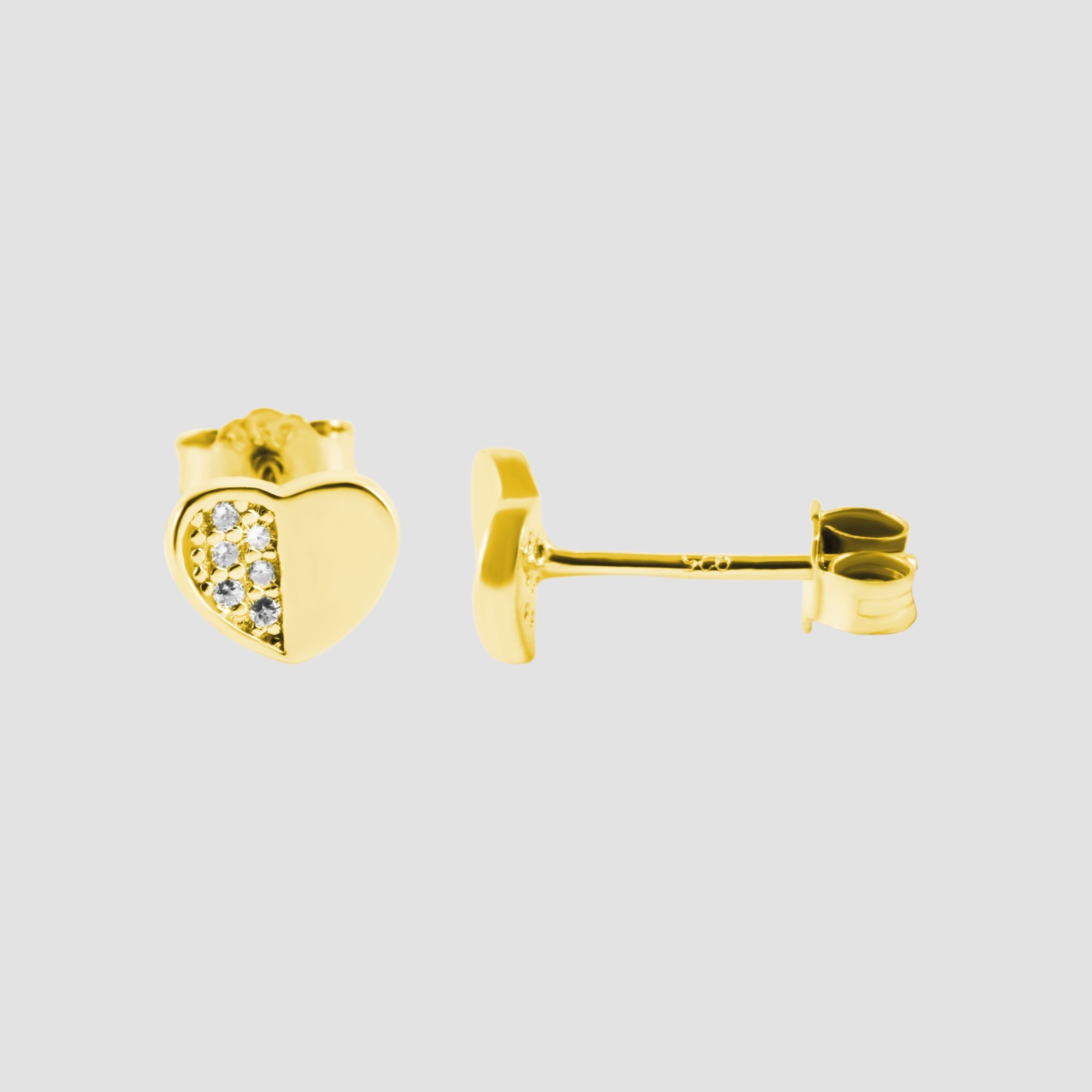 Paar Ohrhänger Ohrringe – Ohrstecker aus 925 Silber mit Zirkonia