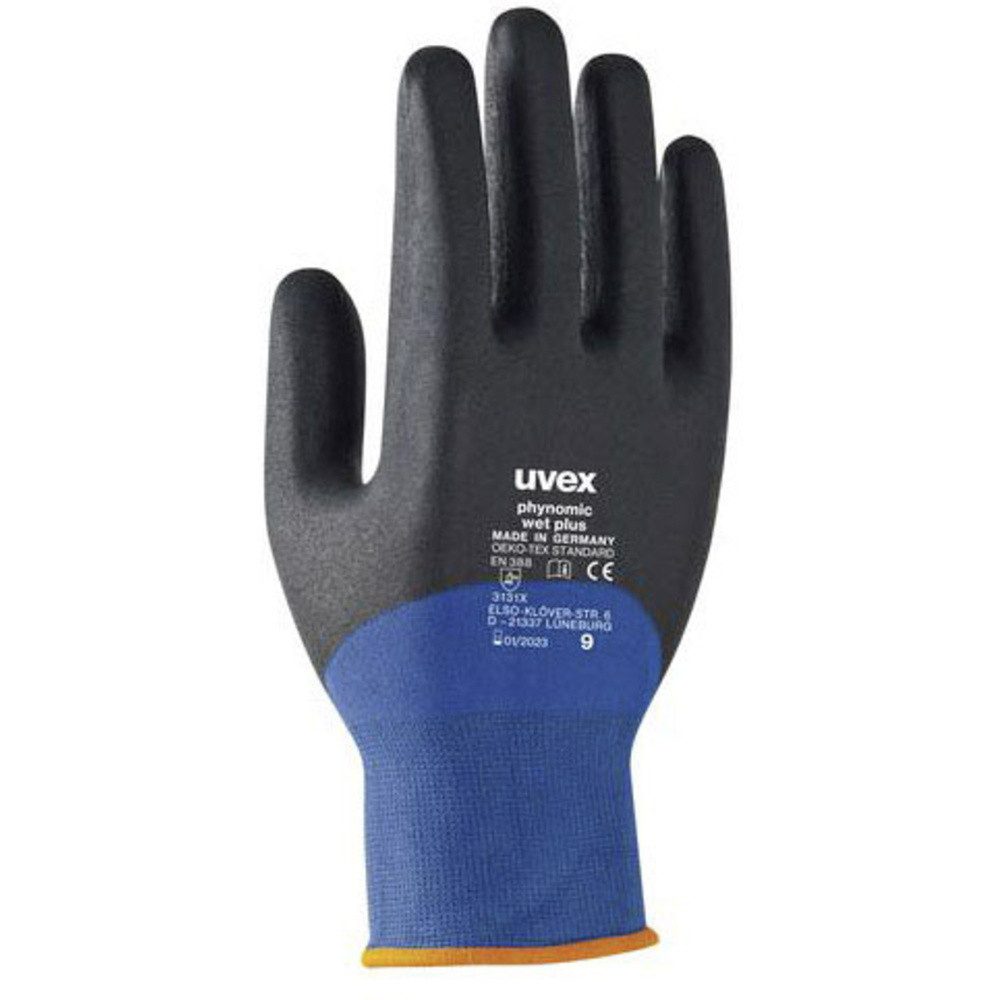 Uvex Arbeitshandschuhe uvex 6006111 phynomic wet plus Arbeitshandschuh Größe (Handschuhe): 1