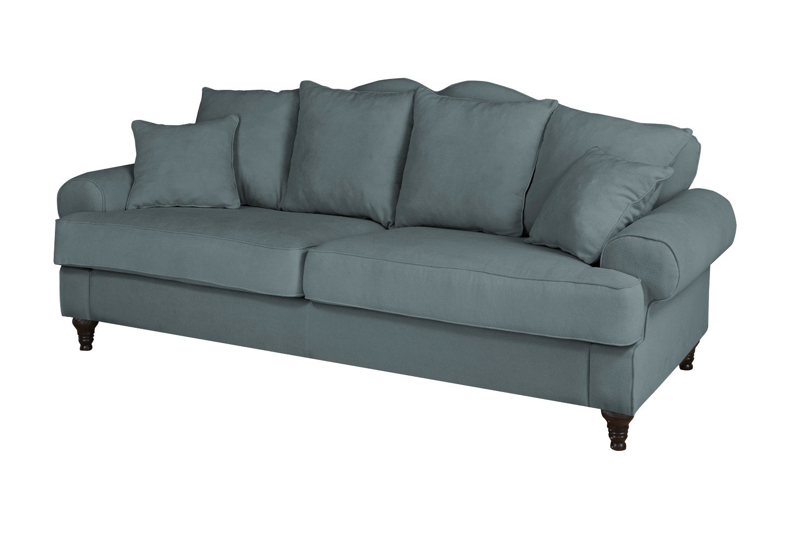 Furn.Design Sofa Adelina, Polsterung mit Wellenunterfederung und Federkern, Landhausstil