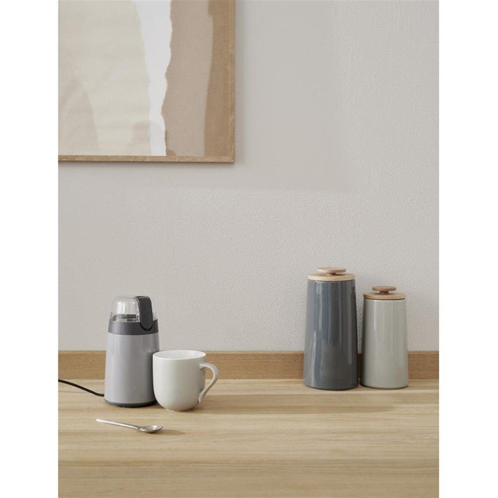 Stelton Vorratsdose Emma, Steinzeug, Liter, Kaffeedose, Dunkelgrau, Aufbewahrungsdose 1,2