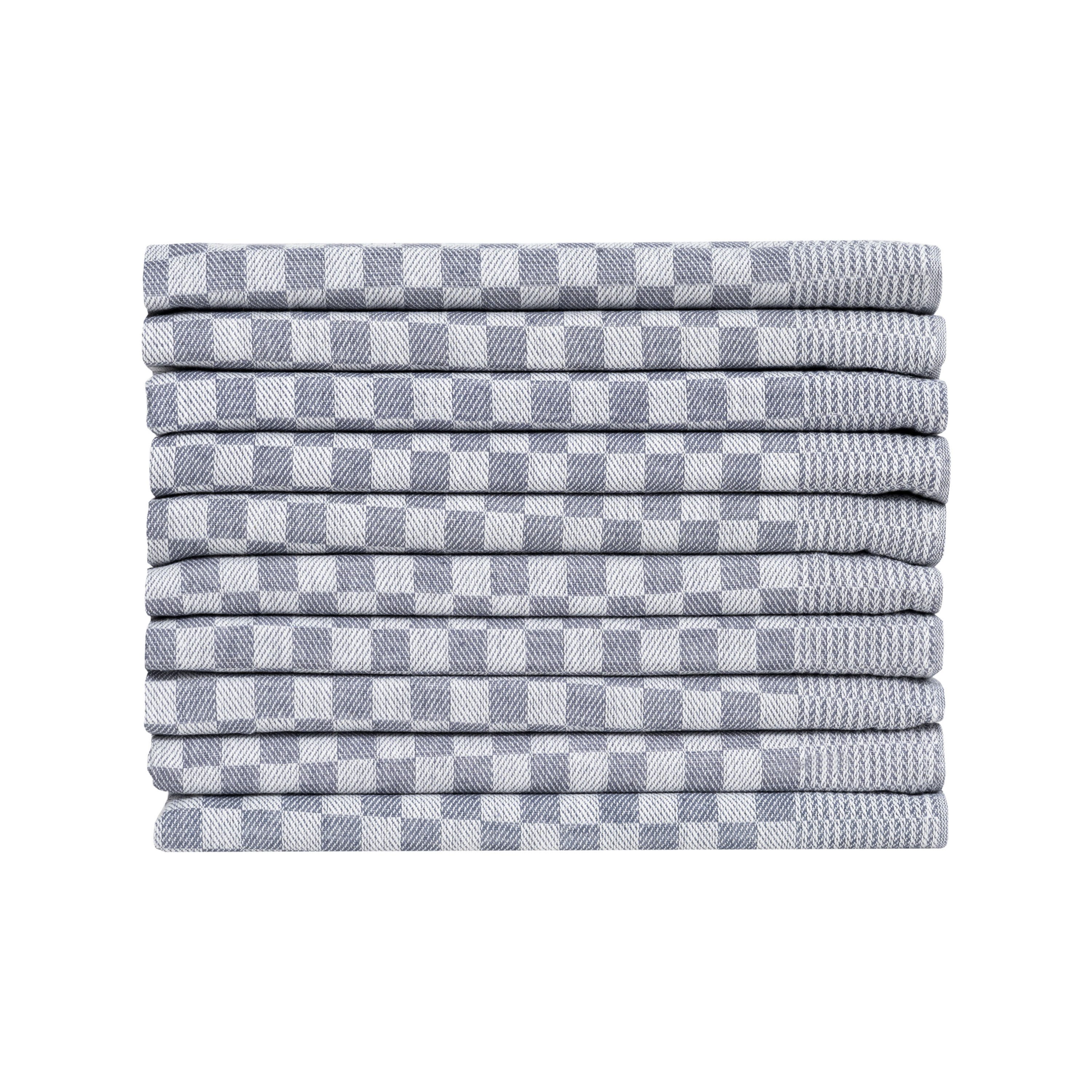Devior Spültuch 50x70 cm, zuverlässig selbst bei intensivem Gebrauch, Grubentücher, (10-tlg., Vielfältig einsetzbar), Enorm Saugstark aus 100% Baumwolle, Fusselfrei, Robust – 95°C Waschbar