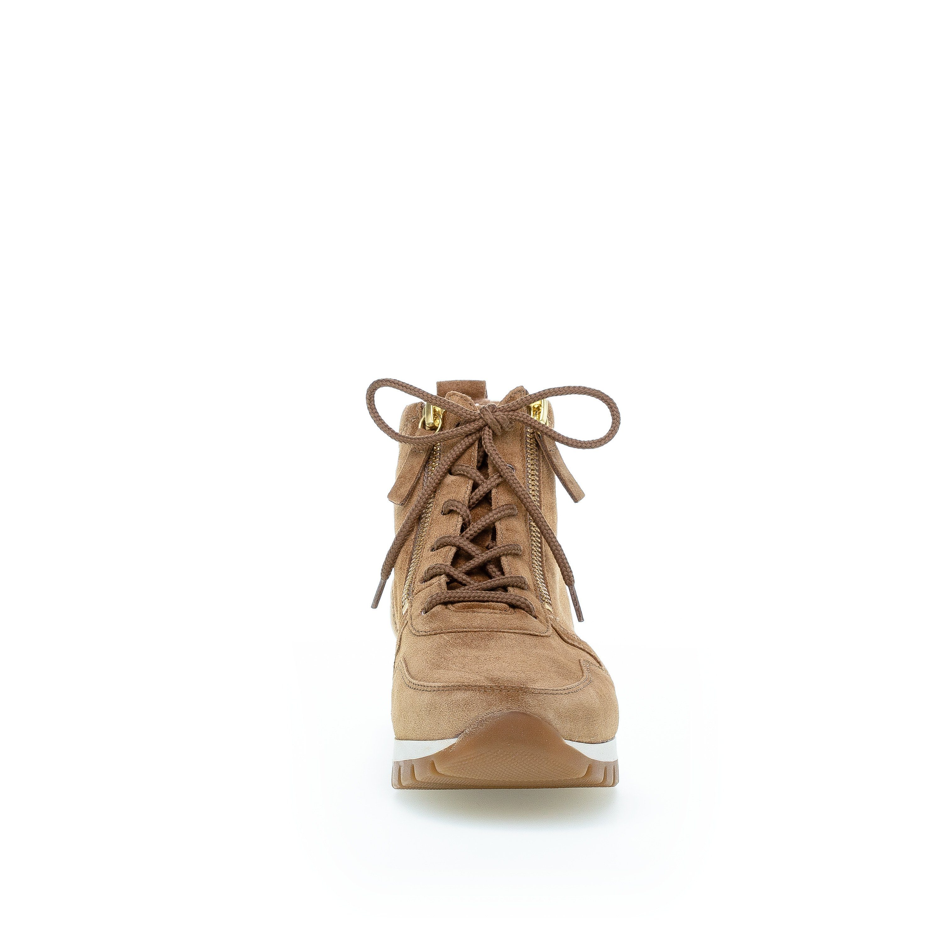 Gabor braun Comfort kombi Sneaker (flausch/gold) 3