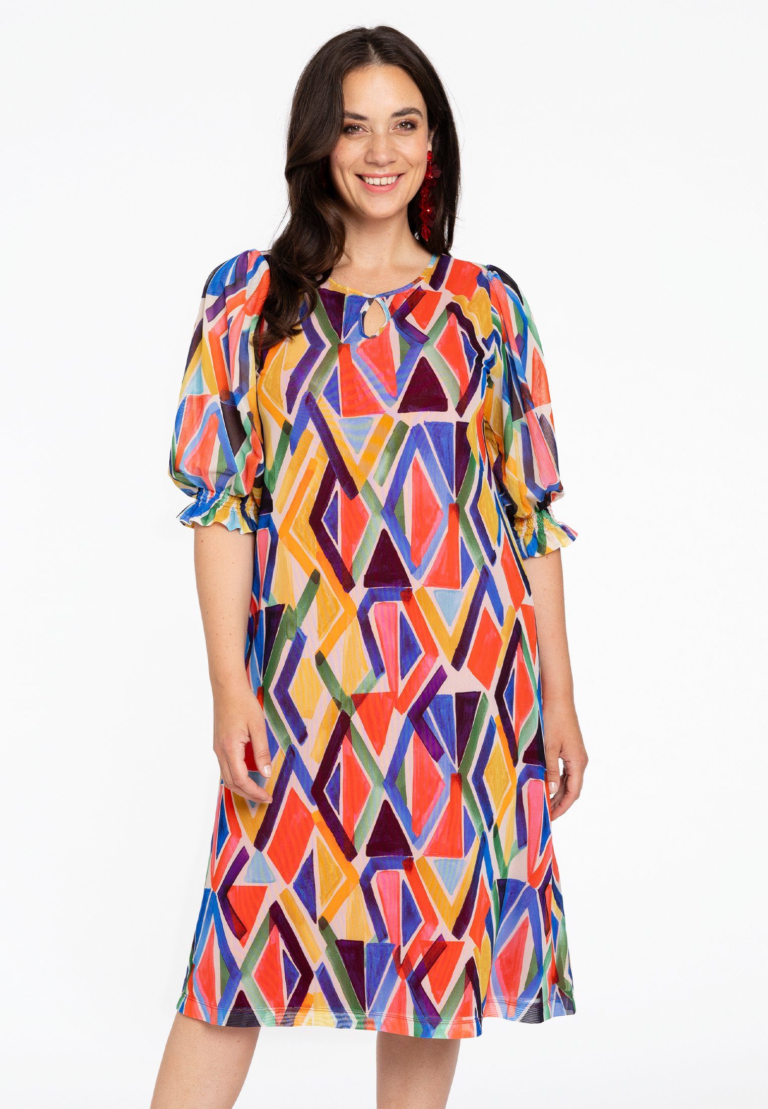 A-Linien-Kleid Damen Kleid Große Größen