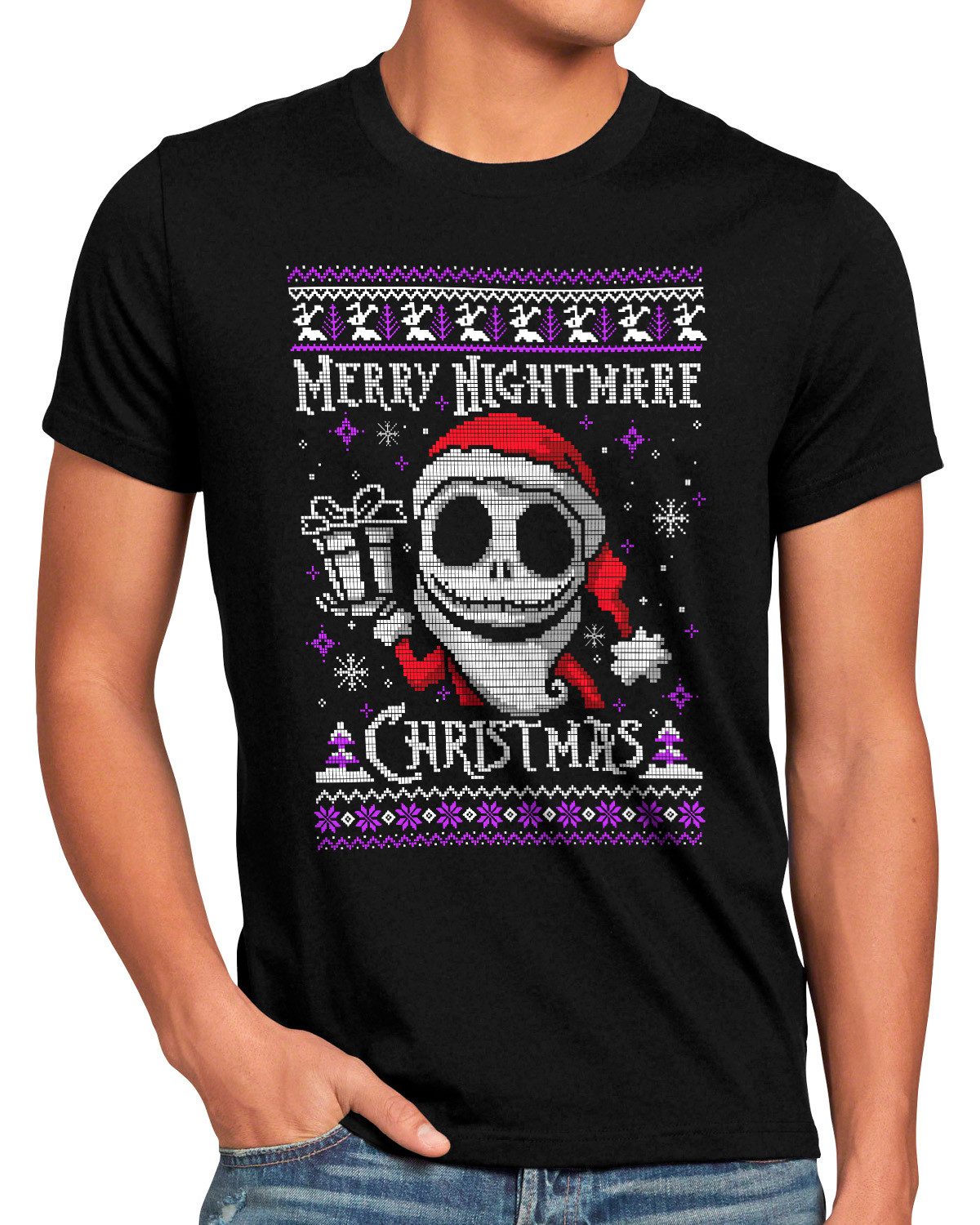 style3 T-Shirt Nightmare skellington jack christmas günstig online kaufen