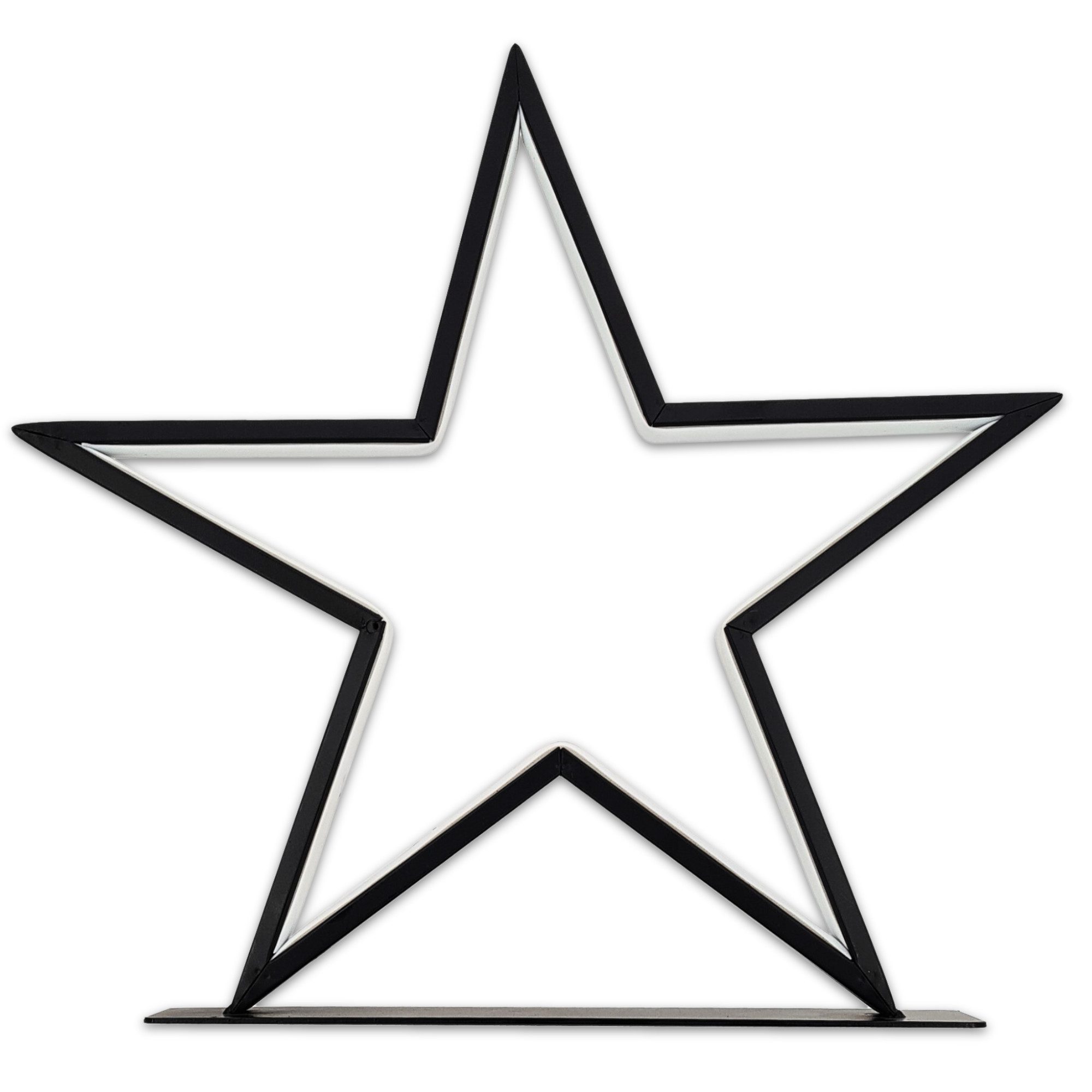 abc HOME LED Stern Fensterdeko, LEDs, Metall, schwarz, elektrisch, Ohne Dim günstig online kaufen