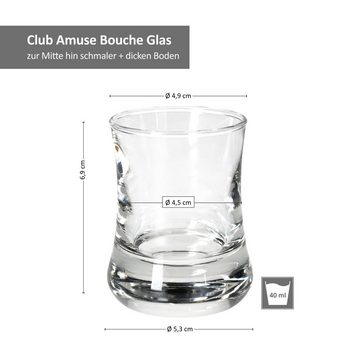 MamboCat Glas 6er Set Club Amuse Bouche 6cl, Glas