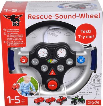 BIG Spielfahrzeug-Lenkrad BIG Rescue Sound Wheel, mit Licht- und Soundfunktion
