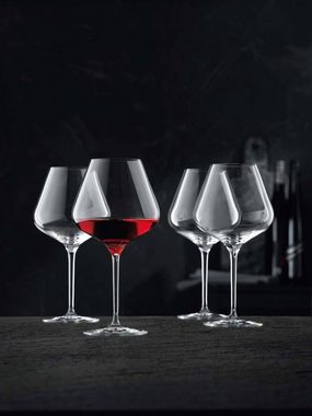 Nachtmann Rotweinglas ViNova Burgundergläser 840 ml 4er Set, Kristallglas