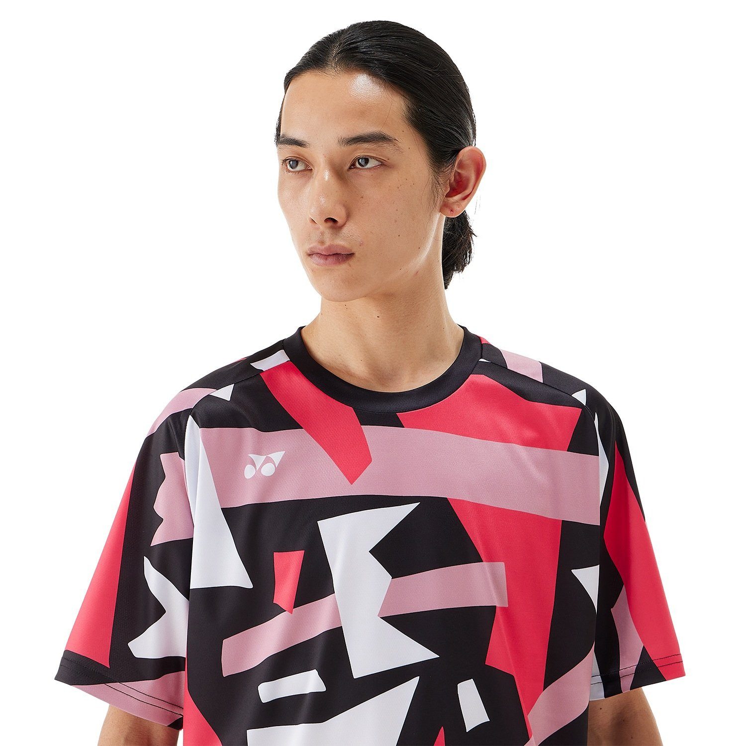 Yonex T-Shirt Practice Graphic 16743 (100% Polyester) 2025 schwarz Herren