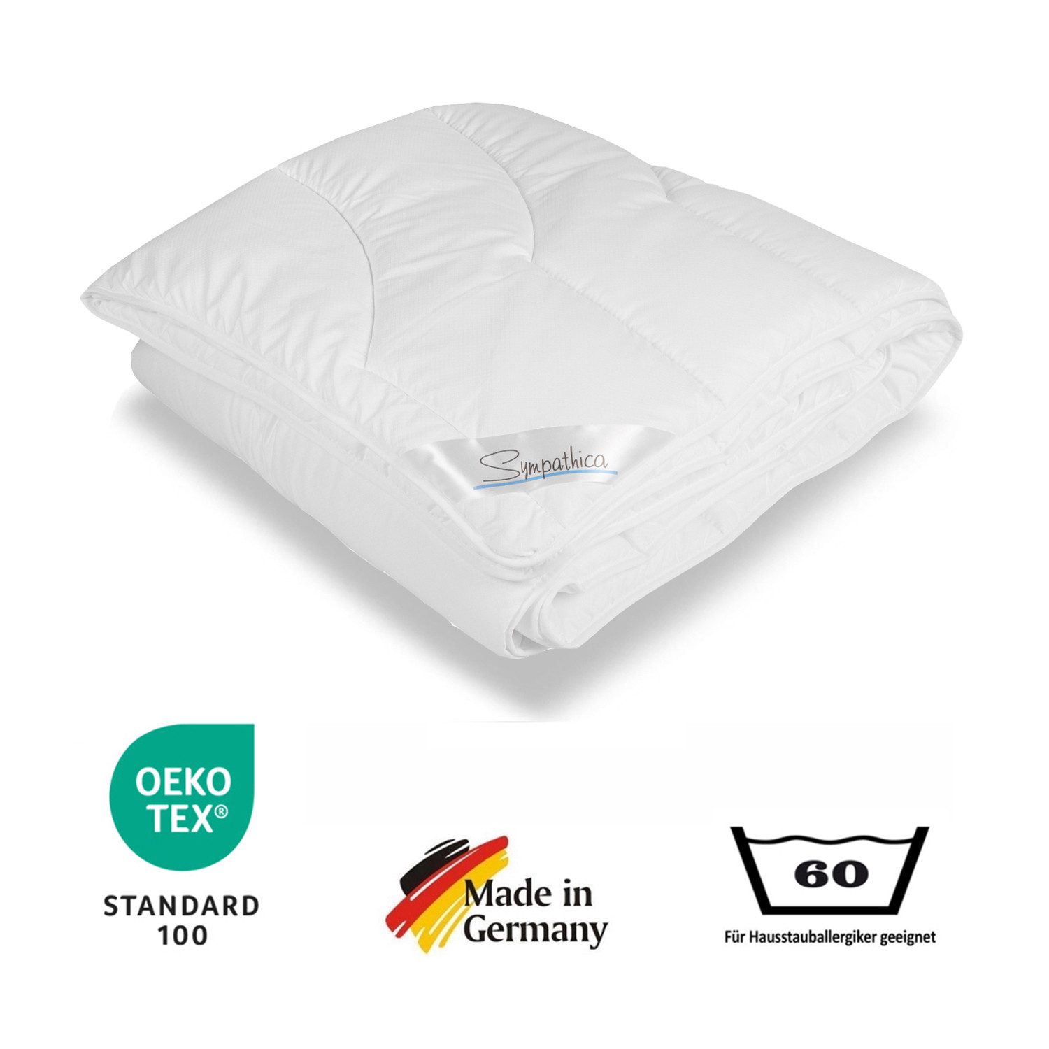 Sympathica Microfaserbettdecke Warme Allergiker Winter Bettdecke günstig online kaufen