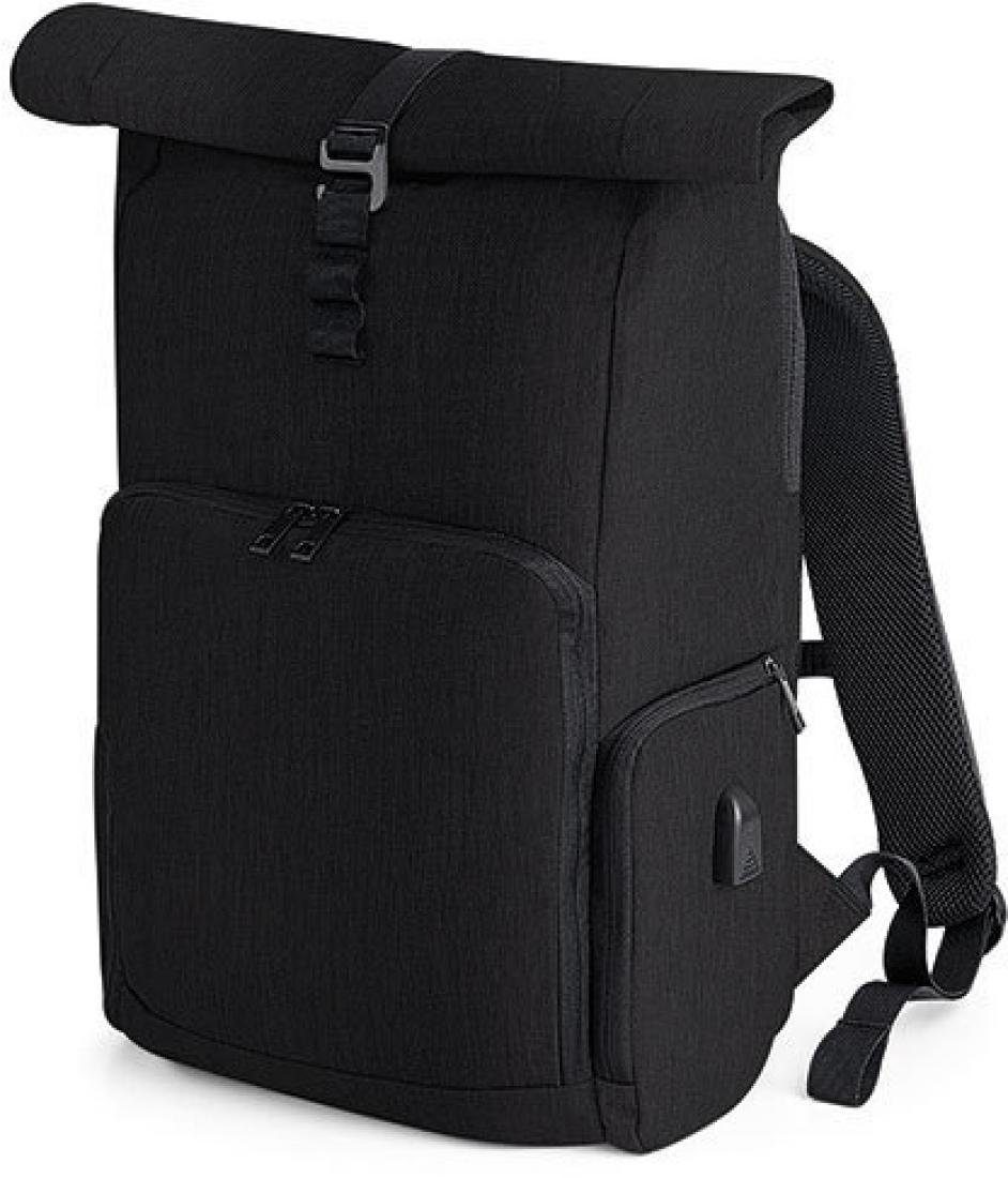Quadra Laptoprucksack Laptop-Rucksack Q-Tech Charge Roll-Top, 31 x 45 x 17 cm