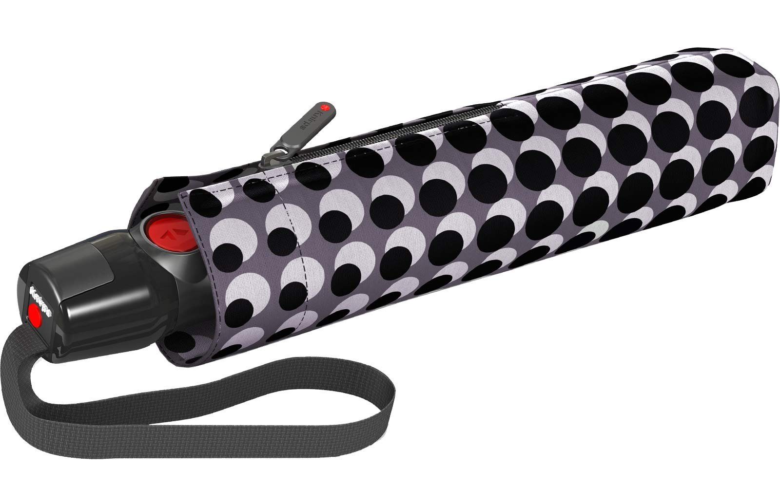 Knirps® Langregenschirm Fiberglas Speichen Schirm haltbar mit den leichter, besonders stabiler Sun in Rock Auf-Zu-Automatik, durch