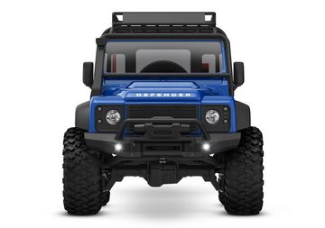 Traxxas RC-Buggy Traxxas TRX-4m Crawler LR Defender 4x4 blau RTR 1/18 inkl. Akku, Lader