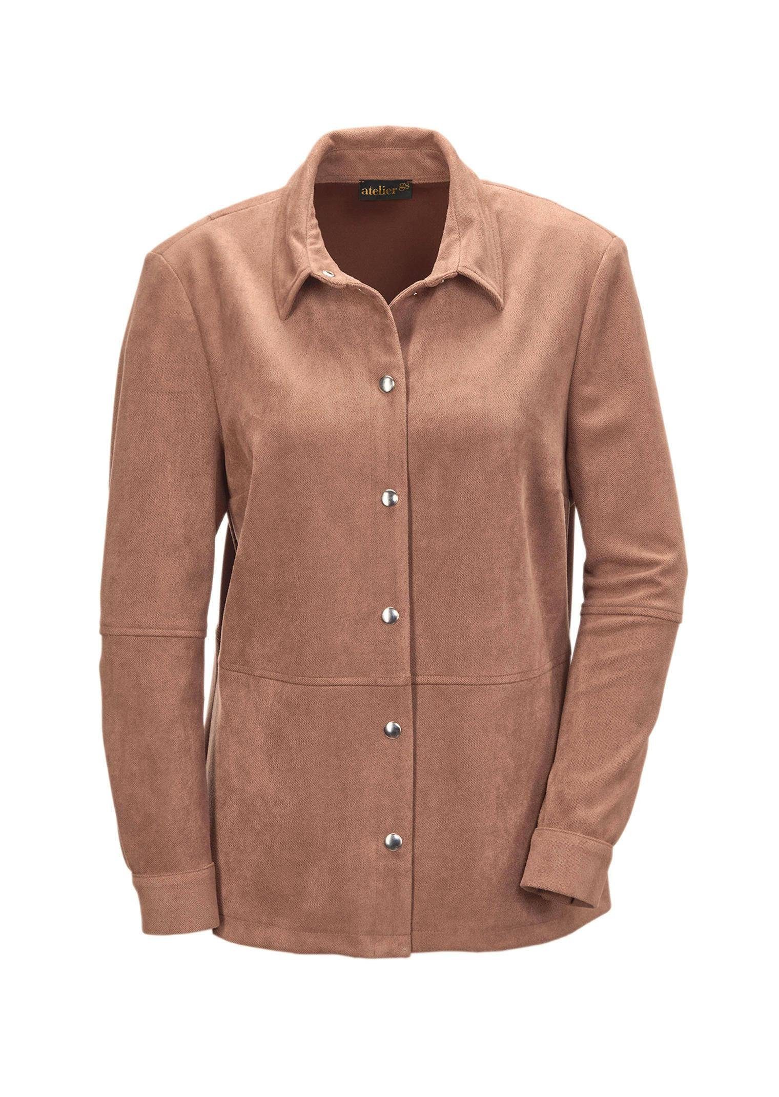 GOLDNER Blouson Velourslederhemd günstig online kaufen